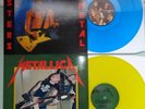 METALLICA-2 ALBUMS..VERY RARE  SUPERB  MINT LIMITED ED COLOURED VINYL LP RECORDS
