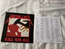 METALLICA - Kill 'Em All LP - Vinyl Album Blackened BLCKND003R-1   Remastered