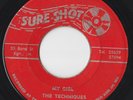 1st Press TECHNIQUES - MY GIRL b/w Travelling Man - SURE SHOT label from Jamaica