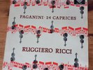 PAGANINI 24 CAPRICES RICCI VINYL LP ORIG ED1 UK PRESS DECCA SXL 2194 WBG RARE EX