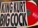 King Kurt Big Cock 1986 RED VINYL LP Holy Grail of psychobilly albums P SEEZ 62