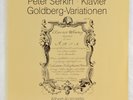 SERKIN - BACH Goldberg Variationen - Albert Konzerte Südwestfunk Freiburg  2 LP