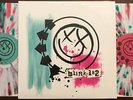 BLINK-182 S/T LP RARE NM 2013 HOT TOPIC CLEAR w/PINK+BLUE SPLATTER LIMITED /2000