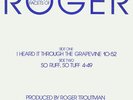 Roger Troutman - I Heard It Through The Grapevine - Used Vinyl Record - U7350A