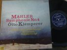 KLEMPERER - SCHWARZKOPF  / MAHLER symphony no 4    / COLUMBIA CCA 941