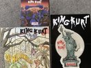 king kurt vinyl/poster bundle.   psychobilly