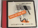 PAUL ROBESON -- Four 78's & Album -- SONGS OF FREE MEN -- Columbia Set # M-534