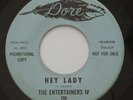 Northern Sweet Soul THE ENTERTAINERS IV Hey Lady / Claire De DORE Promo 45 HEAR