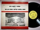 Bristol VA Lee Street Baptist Church Gospel Choir Sweet I Know Vinyl LP Record
