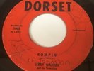 Rockabilly Surf 45 RPM Record ---- Jerry Warren - Rompin' / Tremble - Dorset