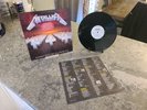 Metallica Master Of Puppets 1986 White Label Promo LP VG++/NM Gold Foil Stamp