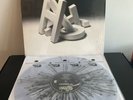 REO SPEEDWAGON The Hits VG++ BLACK WHITE SPLATTER VINYL in Shrink HYPE STICKER