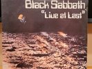 Black Sabbath - Live at Last, 1980 Import Press LP VINYL RECORD ALBUM BS-001
