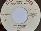 JAMES BOUNTY - Prove Yourself A Lady - COMPASS - 60's NORTHERN SOUL 45 - 70's RE