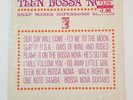 Bill Mure's Supersonic Guitars Teen Bossa Nova LP Vinyl 1963 E4131 In Shrink