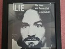 Charles Manson ‎Lie The Love and Terror Cult LP. FRAMED.
