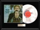 SIMON AND GARFUNKEL BRIDGE OVER TROUBLED WATER WHITE GOLD PLATINUM RECORD LP