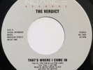 THE VERDICT That’s Where I Come In NUANCE 45 modern soul boogie NM 7” HEAR
