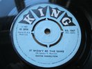 GAVIN HAMILTON   IT WONT BE THE SAME / TURN THE KEY  7in SINGLE KING 1967 UK