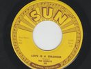 TEEN  DOOWOP  bw TEEN BOP 45 - SUNRAYS  - THE LONELY HOURS  -HEAR -1 958 SUN 293
