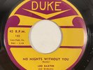 Duke 166 Leo Baxter - No Longer Wanted / No Nights Without You, R&B 7