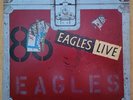 EAGLES LIVE DOUBLE VINYL LP RECORD GATEFOLD W/ POSTER BB-705 1980