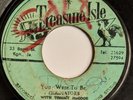BOSS REGGAE ORGAN GLEN ADAMS - MY GIRL / GLADIATORS - ORIG TREASURE ISLE 7