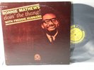 Ronnie Mathews - Doin' The Thang  w/ Freddie Hubbard, SIGNED/Autographed LP