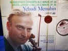 HMV ASD 334 *WHITE/GOLD* KURTZ* MENDELSSOHN /BRUCH VIOLIN CTOS* PO /MENUHIN* NM