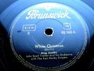 X028/BING CROSBY-White Christmas-Silent night-Weihnachten-KLASSE-78rpm Schellack