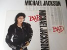 NM LP  1987 LP MICHAEL JACKSON - BAD Gold Promo Stamp EPIC 40600