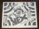Vintage Early L.A. Punk Flyer Poster Plugz Black Flag Circle Jerks Vex Rare KBD