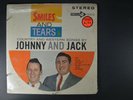 JOHNNY AND JACK Smiles and Tears COUNTRY LP SEALED DECCA