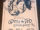 Vintage Early 80’s Green On Red Punk Flyer Original Poster Cool Art Slash Rare