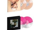 Ariana Grande Sweetener Opaque Peach Thank u next clear Pink Split Vinyl SEALED