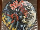 IRON MAIDEN THE NUMBER OF THE BEAST 1982 SEAX -12215  VINYL LP PICTURE DISC  VG+
