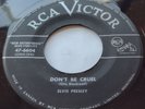 CANADA  ELVIS PRESLEY Hound Dog / Don't Be Cruel ORIG 1956 RCA 45