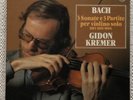 GIDON KREMER - solo violin - BACH - 3 Sonate e 3 Partite PHILIPS orig 3LP box NM