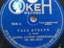 78 rpm Okeh 7010, blue label Indian, tango, latin band, acoustic E