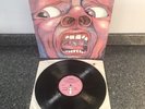 LP KING CRIMSON IN THE COURT OF THE CRIMSON KING PINK LABEL UK 1ST PRESS EX/NM