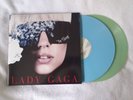 Lady Gaga The Fame Glacier Ice GREEN BLUE Double Vinyl Poker Face Love Game