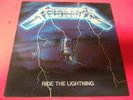METALLICA RIDE THE LIGHTNING ORIGINAL 1984 UK MFN 27 VINYL LP RECORD