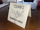 Cramps Promo I.R.S. 2-Sided Psychedelic Jungle Postcard Standee  1981 Rare Punk