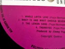Led Zeppelin II 1st UK Press 1969 Red Plum Lemon Song on Label A2B2 Ex vinyl