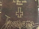 Venom At War With Satan Original Neat Gatefold Vinyl includes both inserts LP EX