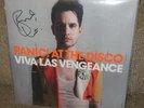 Panic At The Disco LP record Viva Las Vengeance SIGNED yellow colored vinyl