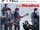 THE BEATLES “AND I LOVE HER/IF I FELL” SKY BLUE 45 GIRI 1964-RARISSIMO- ITALY