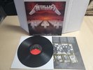 METALLICA MASTER OF PUPPETS LP 1ST PRESS ELEKTRA W/INSERT VINYL RECORD 1986 CLUB