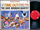 DAVE BRUBECK Quartet Time Out COLUMBIA CS 8192 US 1962 2-EYE Take Five