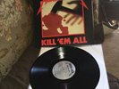 Metallica Kill Em All Megaforce Silver Label Vg Vinyl